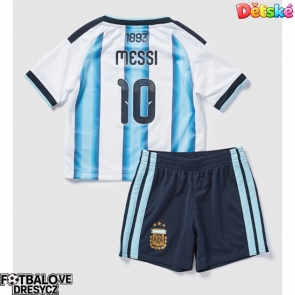 Argentina Lionel Messi #10 Dětské Domácí dres komplet MS 2026 Krátký Rukáv (+ trenýrky)